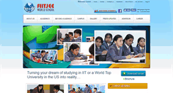 Desktop Screenshot of fiitjeeworldschool.com